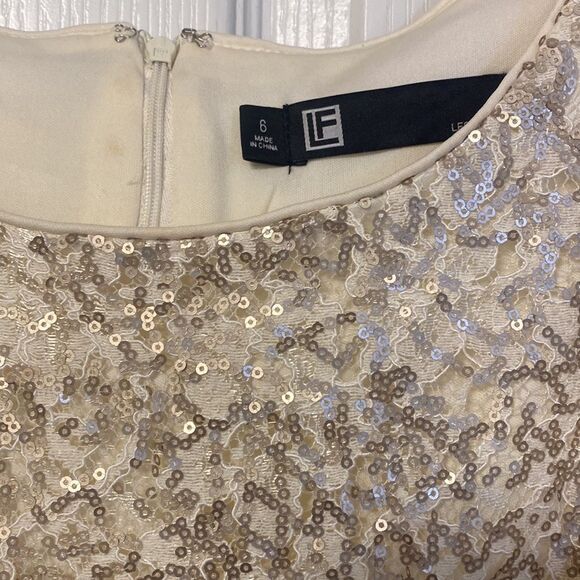 LF Sequin Cocktail Dress Size 6 - Picture 4 of 5